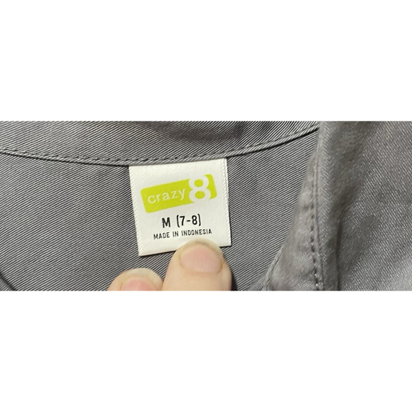 Crazy 8 Girls 7/8 Grey Dress - Picture 3 of 4